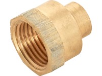 OBI forrasztható összekötő karmantyú 12 mm x 18,6 mm (Rp 1/2) vörösöntvény OBI forrasztható összekötő karmantyú 12 mm x 18,6 mm (Rp 1/2) vörösöntvény