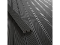 Kovalex WPC teraszpadló tömör matt antracit 2,6 cm x 14,5 cm x 300 cm Kovalex WPC teraszpadló tömör matt antracit 2,6 cm x 14,5 cm x 300 cm