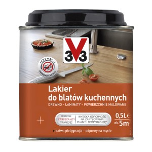 t.b.t. átlátszó lakk konyhai munkalapokhoz. Alkalmas fához, laminált és festett felületekhez.