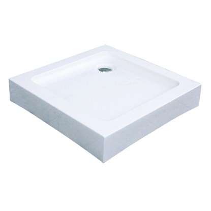 Zuhanytálca fix előlappal 90 cm x 90 cm x 12.5 cm