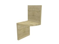 Sarok polc szett alap csomag sonoma tölgy 34 cm x 34 cm x 5,4 cm Sarok polc szett alap csomag sonoma tölgy 34 cm x 34 cm x 5,4 cm