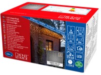 Konstsmide LED jégeső fényfüggöny 5 m IP44 borostyánsárga Konstsmide LED jégeső fényfüggöny 5 m IP44 borostyánsárga