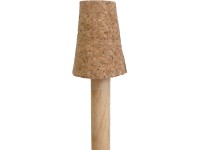 Fa rúd erdeifenyőből parafa rátéttel 1,6 cm x 1,6 cm x 95 cm