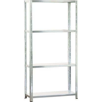 MEDIUM fém összedugható polc horganyzott 150 cm x 75 cm x 30 cm