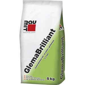 Zsák Baumit GlemaBrilliant vakolat, cementes vakolat kül- és beltérre, 5 kg.