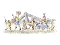 Komar nemszőtt fotótapéta Disney Winnie The Pooh Walk Along Another Path színes Komar nemszőtt fotótapéta Disney Winnie The Pooh Walk Along Another Path színes