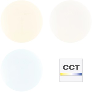 Okos LED mennyezeti lámpa Heddy Ø 38 cm állítható fényszínnel (CCT).