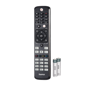 Hama univerzális távirányító Philips TV-hez elemekkel, világító gombokkal.