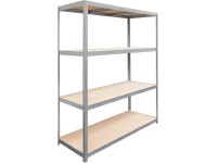 Fémpolcállvány galvanizált 4 polcos 180 cm x 160 cm x 60 CM 250 Kg terhelhetőség Fémpolcállvány galvanizált 4 polcos 180 cm x 160 cm x 60 CM 250 Kg terhelhetőség