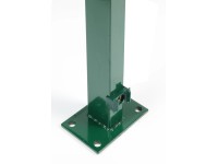 Floraworld kerítésoszlop ráhegesztett talplemezzel zöld 69 cm