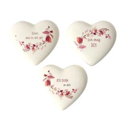 Boltze Bernada dekoráció 3-féle változatban fehér-piros