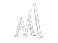 DRABEST többfunkciós létra 3 x 7 létrafok alumínium DRABEST többfunkciós létra 3 x 7 létrafok alumínium