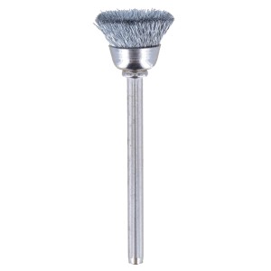 Dremel 442 drótkefe, 13 mm-es, miniatűr szerszámokhoz, tisztításhoz és polírozáshoz.