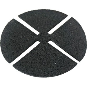 GS Gumibetét, 130x130x3 mm, teraszlap alátétekhez. Kiegyenlíti az egyenetlenségeket, hangszigetelés.