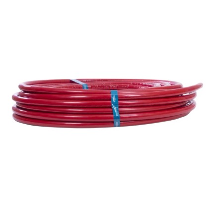 26-os szigetelt cső piros színű 25 méteres tekercs