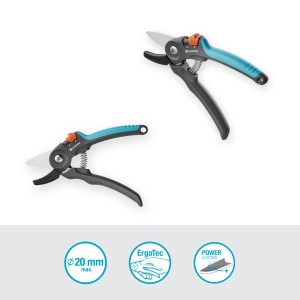 Gardena PremiumCut Flex Bypass kerti olló zöld fához, ergonomikus és tartós.