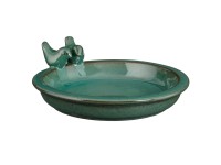 Mica Decorations madáritató kerámia átmérő 30 cm x 5 cm türkiz