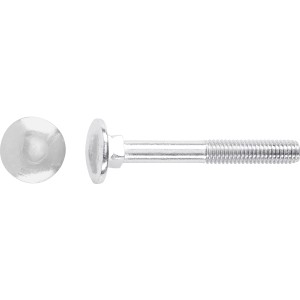 Horganyzott LUX lakatoscsavar M8 x 40 mm részleges menettel, 50 darabos.