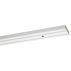 Fehér, 2 pályás Gardinia GE2 függönysín (250 cm) előfúrt lyukakkal.