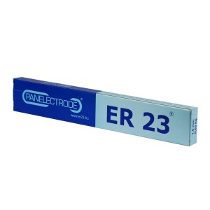 t.b.t. hegesztőelektróda ER 23 csomagolása, hegesztőgép tartozék.