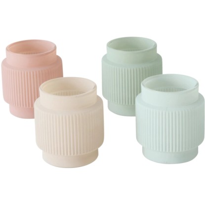 Boltze Gladys mécsestartó 4-féle változatban többszínű 8 cm x 7,1 cm