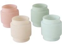 Boltze Gladys mécsestartó 4-féle változatban többszínű 8 cm x 7,1 cm