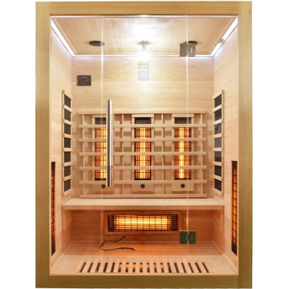 Open infraszauna 3 személyes 150 cm x 120 cm