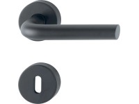 AnsaPro Douro szobaajtó kilincsrozetta-készlet nemesacél matt fekete