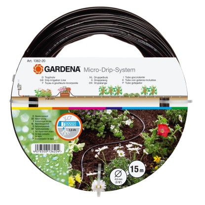 Gardena föld feletti csepegtetőcső Micro-Drip-System 4,6 mm 3/16"