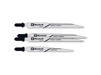 Einhell dekopírfűrészlap-készlet 4 részes fához/fémekhez