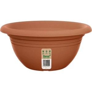 Florus Mediterrán virágtál, Ø 30 cm, Terra, újrahasznosított műanyagból.