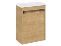 Roca Evelyne mosdószekrény 1 ajtóval 61,9 cm x 46,2 cm x 25,8 cm Hamilton tölgy Roca Evelyne mosdószekrény 1 ajtóval 61,9 cm x 46,2 cm x 25,8 cm Hamilton tölgy