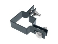 Oszloptartó bilincs 50 mm x 50 mm sarok RAL 7016 antracit