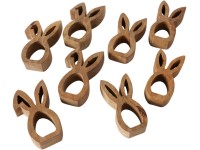 Boltze Hops szalvétatartó gyűrű 2-féle változatban 4 darab barna