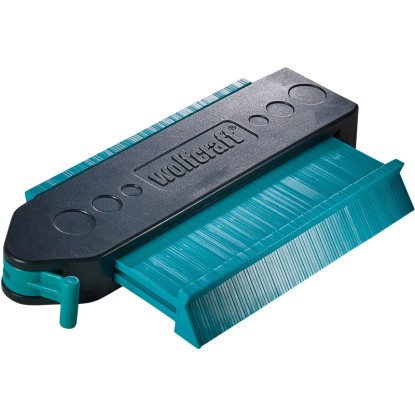wolfcraft kontúrmérő sablon profilok átviteléhez laminált és design padlókhoz.