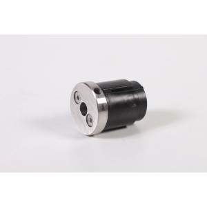 Adapter V2A végzáróval 40 mm-es korláthoz, rozsdamentes acél, lépcső- és korláttartozék.