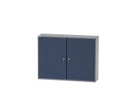 Küpper faliszekrény 2 ajtós 4 polccal 60 cm x 80 cm x 20 cm sötétkék Küpper faliszekrény 2 ajtós 4 polccal 60 cm x 80 cm x 20 cm sötétkék