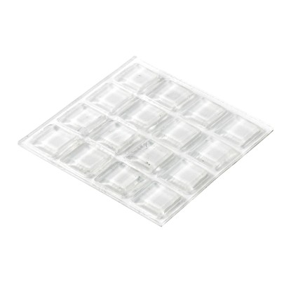 Hettich ütköző öntapadós 13 mm x 13 mm x 3 mm átlátszó műanyag