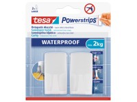 tesa Powerstrips nyom nélkül eltávolítható vízálló akasztó fehér 2db 2 ragasztó tesa Powerstrips nyom nélkül eltávolítható vízálló akasztó fehér 2db 2 ragasztó