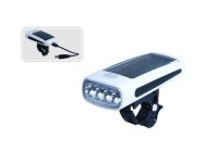 Elemes első lámpa napelemről tölthető kerékpárra 4 Led Elemes első lámpa napelemről tölthető kerékpárra 4 Led