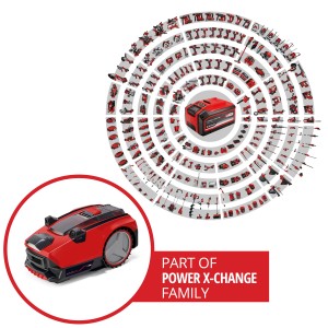 Einhell Freelexo Cam 500 robotfűnyíró, a Power X-Change család tagja.