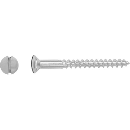 Süllyesztett lencsefejű facsavar egyhornyú fejjel 3,5 mm x 30 mm 15 darab