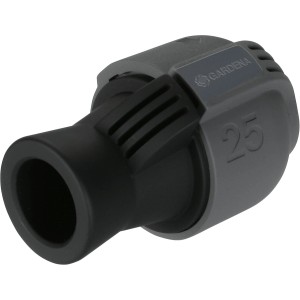 Gardena csatlakozó 25 mm x 19 mm sprinkler rendszerekhez. Csőcsatlakozó belső menettel.