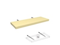 Lebegő polc juhar 50 cm x 18 cm x 2,5 cm