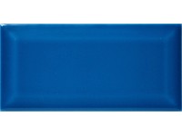 Metro Facette fali csempe 7,5 cm x 15 cm kék mázas fényes