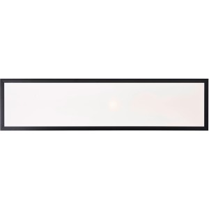 Fekete, téglalap alakú LED mennyezeti lámpa Briston, 100x25 cm, folyosóra.