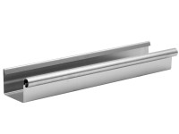 Négyszögletes ereszcsatorna RG 75 natúr alumínium 2 m