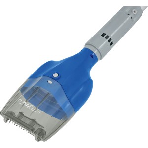 Bestway Flowclear AquaTec vezeték nélküli medenceporszívó teleszkópos nyéllel, 305 cm átmérőjű medencékhez.