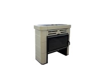 Hagen csempekandalló 9,4 kW bézs Hagen csempekandalló 9,4 kW bézs