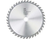 LUX keményfém körfűrészlap fához 250 mm 40 fog LUX keményfém körfűrészlap fához 250 mm 40 fog